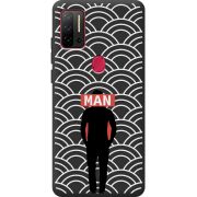 Черный чехол BoxFace Ulefone Note 11P Man Pattern