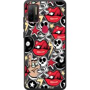 Черный чехол BoxFace Ulefone Note 11P Rock Graffiti