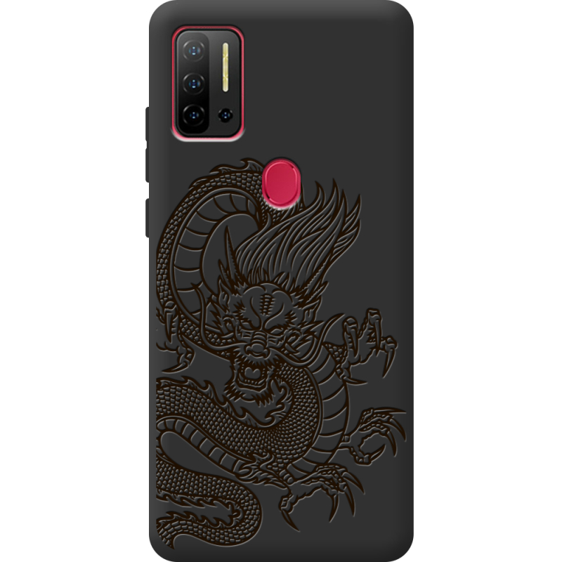 Черный чехол BoxFace Ulefone Note 11P Chinese Dragon