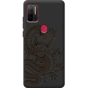 Черный чехол BoxFace Ulefone Note 11P Chinese Dragon