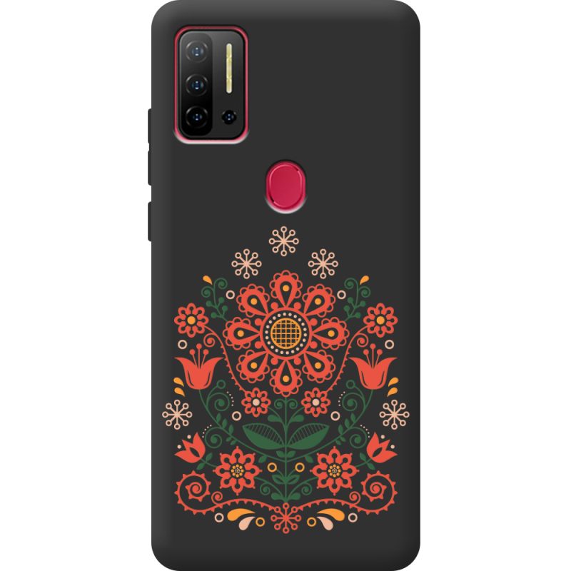 Черный чехол BoxFace Ulefone Note 11P Ukrainian Ornament