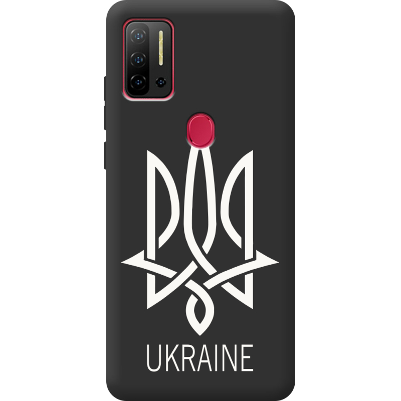 Черный чехол BoxFace Ulefone Note 11P Тризуб монограмма ukraine