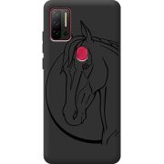 Черный чехол BoxFace Ulefone Note 11P Horse