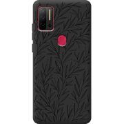 Черный чехол BoxFace Ulefone Note 11P Leaves