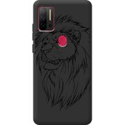 Черный чехол BoxFace Ulefone Note 11P Lion