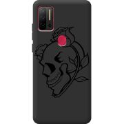 Черный чехол BoxFace Ulefone Note 11P Skull and Roses