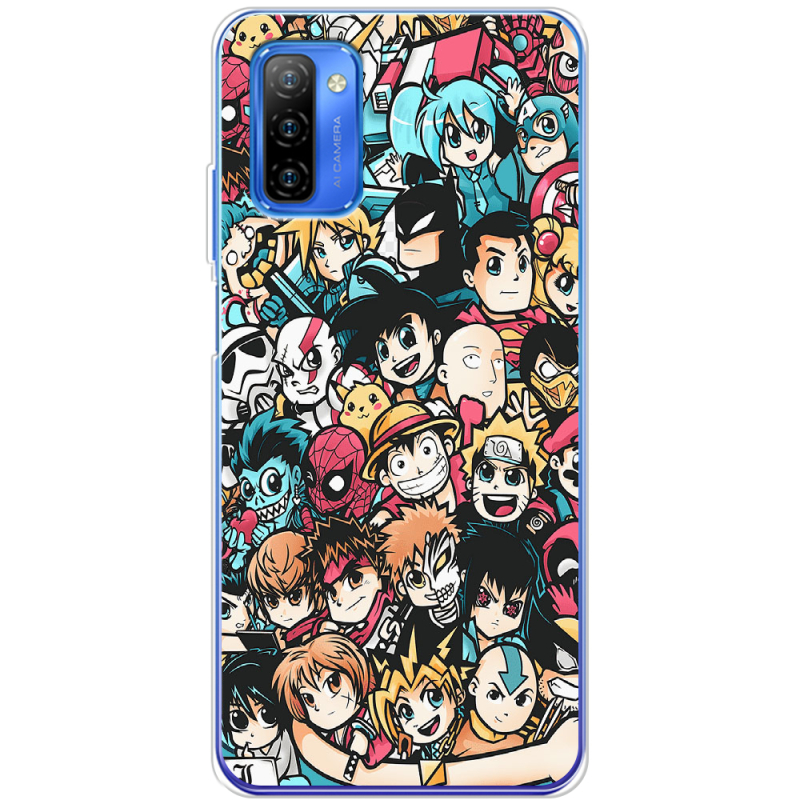 Чехол BoxFace Ulefone Note 12 Anime Stickers