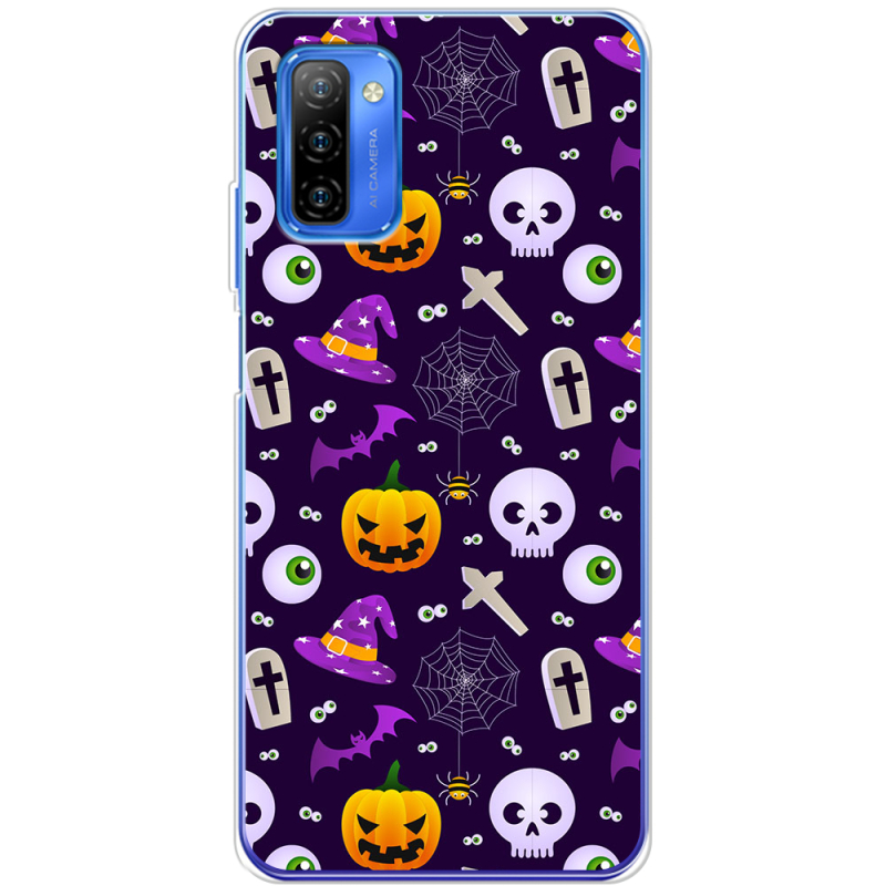 Чехол BoxFace Ulefone Note 12 Halloween Purple Mood