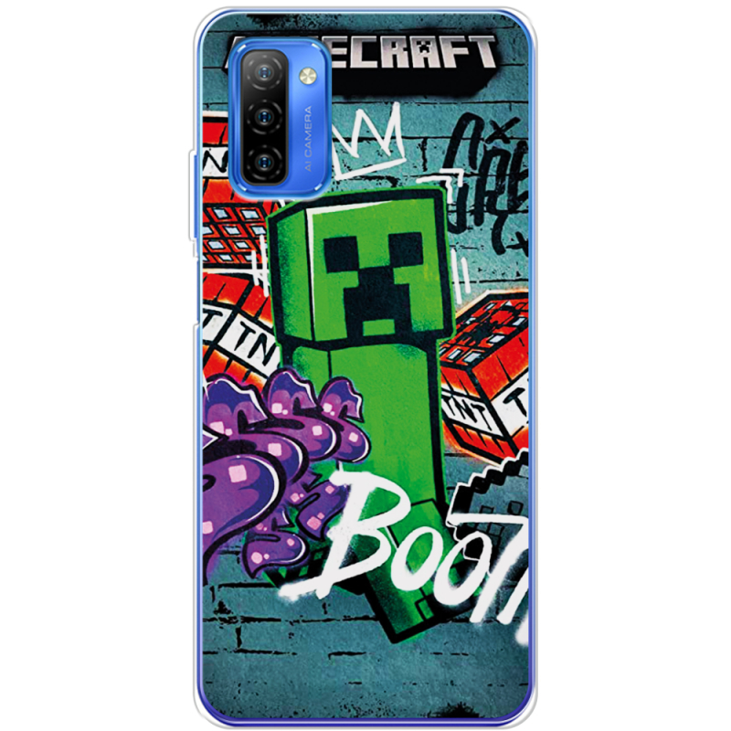 Чехол BoxFace Ulefone Note 12 Minecraft Graffiti