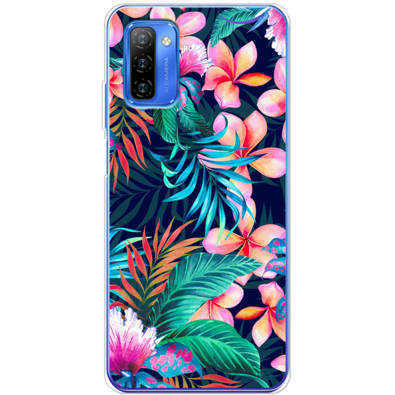 Чехол BoxFace Ulefone Note 12 flowers in the tropics