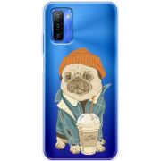 Прозрачный чехол BoxFace Ulefone Note 12 Dog Coffeeman