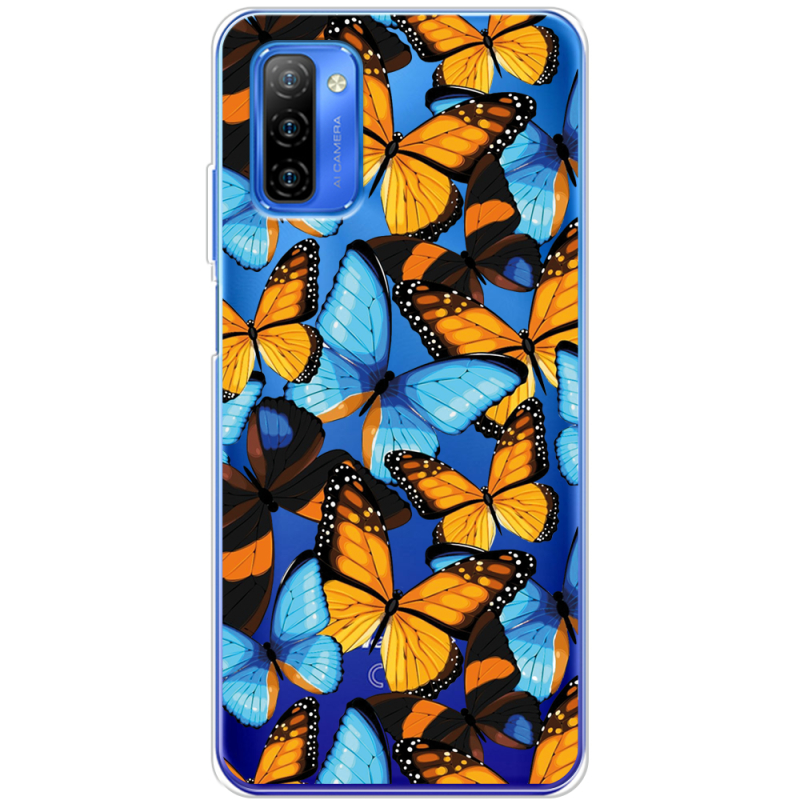 Прозрачный чехол BoxFace Ulefone Note 12 Butterfly Morpho