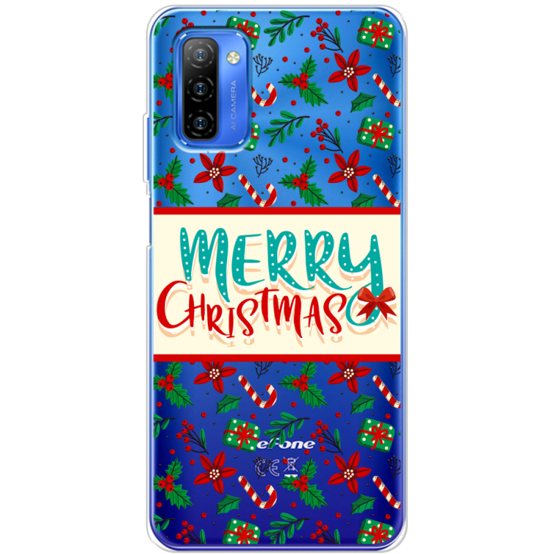 Прозрачный чехол BoxFace Ulefone Note 12 Vintage Christmas Pattern