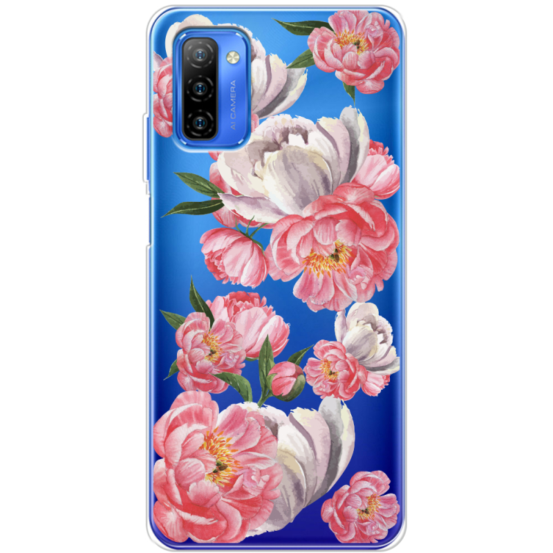 Прозрачный чехол BoxFace Ulefone Note 12 Peony Watercolor Style