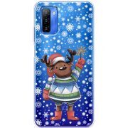 Прозрачный чехол BoxFace Ulefone Note 12 Christmas Deer with Snow