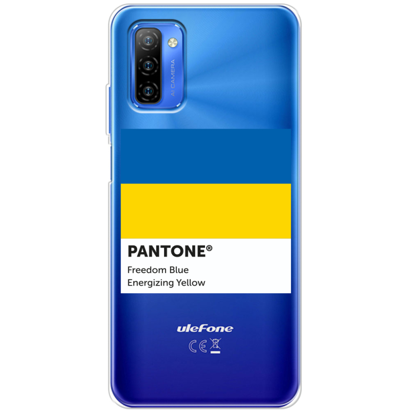 Прозрачный чехол BoxFace Ulefone Note 12 Pantone вільний синій