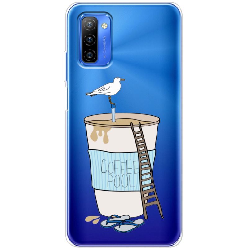 Прозрачный чехол BoxFace Ulefone Note 12 Segull in Cofee Pool