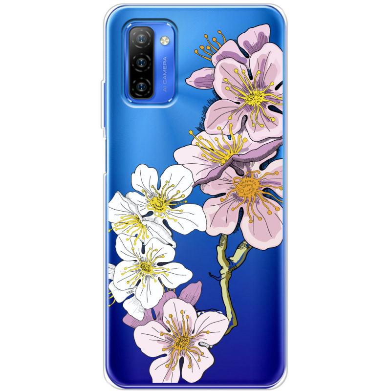 Прозрачный чехол BoxFace Ulefone Note 12 Cherry Blossom