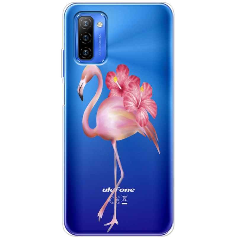 Прозрачный чехол BoxFace Ulefone Note 12 Floral Flamingo