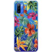 Прозрачный чехол BoxFace Ulefone Note 12 Tropical Flowers