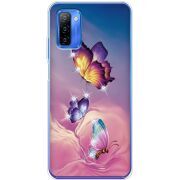 Чехол со стразами Ulefone Note 12 Butterflies