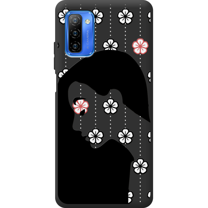 Черный чехол BoxFace Ulefone Note 12 Flower Hair