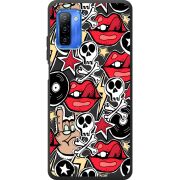 Черный чехол BoxFace Ulefone Note 12 Rock Graffiti