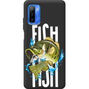 Черный чехол BoxFace Ulefone Note 12 Fish