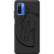 Черный чехол BoxFace Ulefone Note 12 Horse