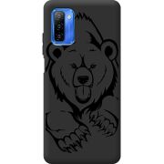 Черный чехол BoxFace Ulefone Note 12 Grizzly Bear