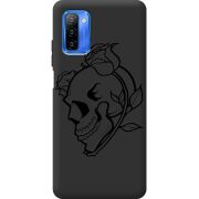 Черный чехол BoxFace Ulefone Note 12 Skull and Roses