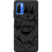 Черный чехол BoxFace Ulefone Note 12 Bear King