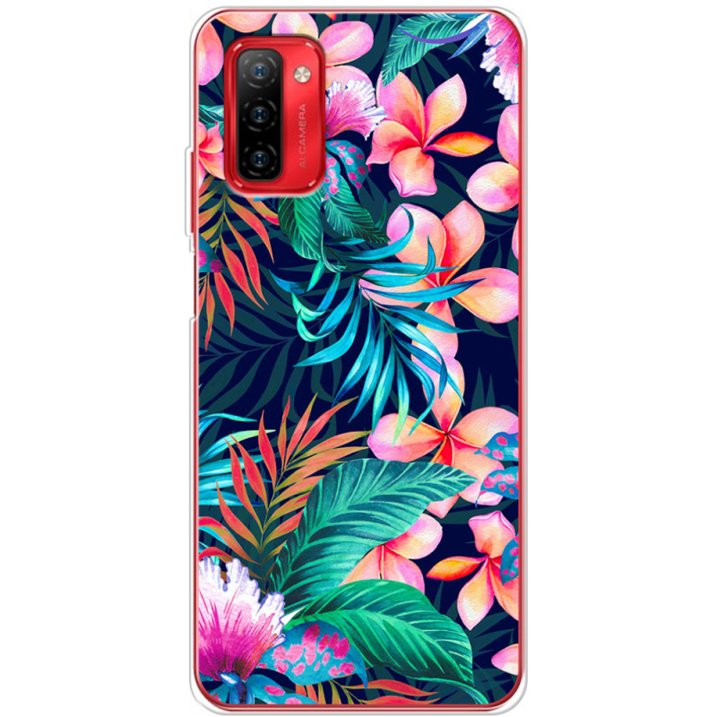 Чехол BoxFace Ulefone Note 12P flowers in the tropics