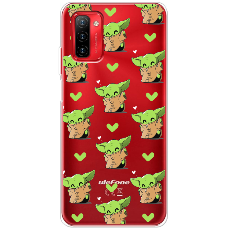 Прозрачный чехол BoxFace Ulefone Note 12P Pattern Baby Yoda