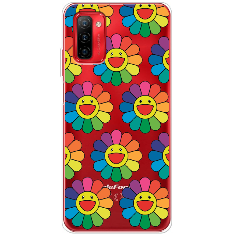 Прозрачный чехол BoxFace Ulefone Note 12P Hippie Flowers