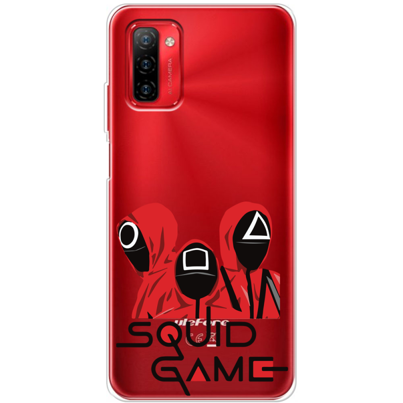 Прозрачный чехол BoxFace Ulefone Note 12P siquid game люди в красном