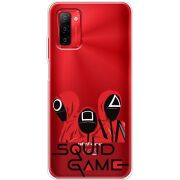 Прозрачный чехол BoxFace Ulefone Note 12P siquid game люди в красном