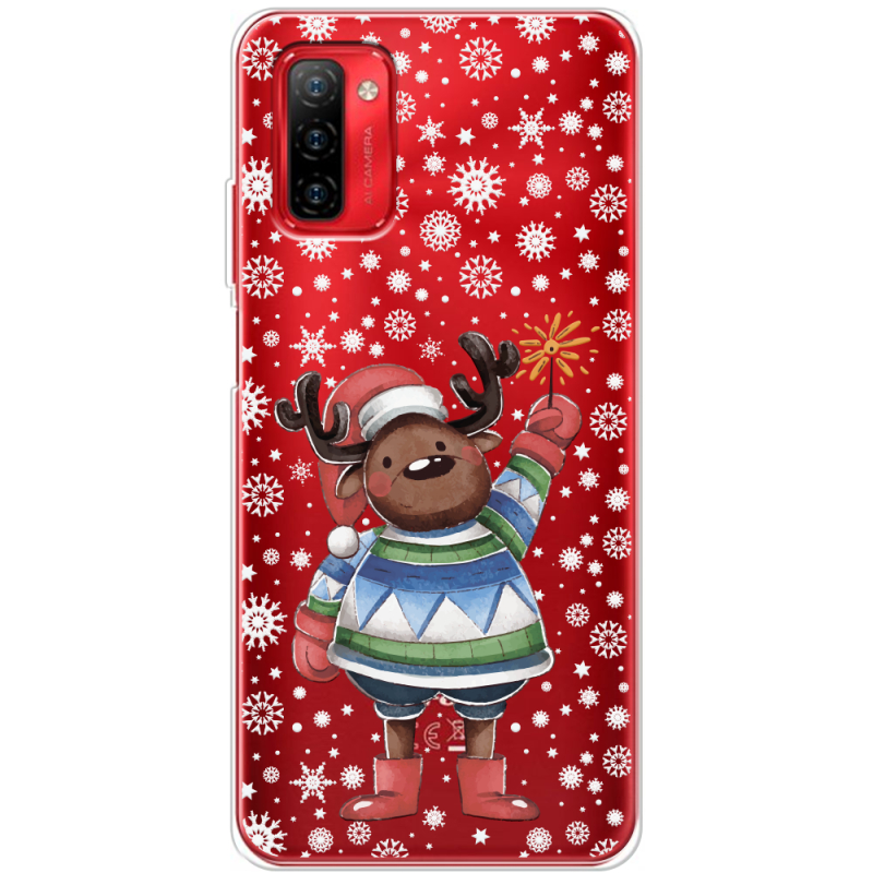 Прозрачный чехол BoxFace Ulefone Note 12P Christmas Deer with Snow