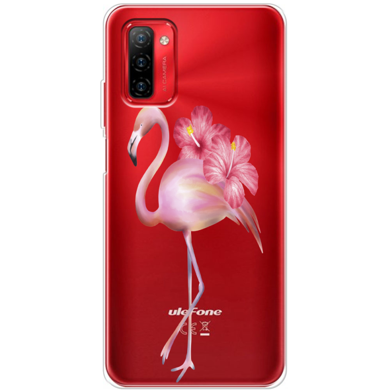 Прозрачный чехол BoxFace Ulefone Note 12P Floral Flamingo