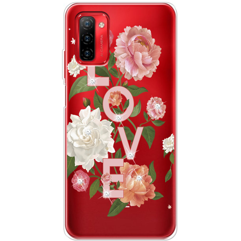 Чехол со стразами Ulefone Note 12P Love