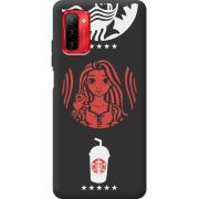 Черный чехол BoxFace Ulefone Note 12P RedWhite Coffee