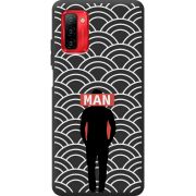 Черный чехол BoxFace Ulefone Note 12P Man Pattern