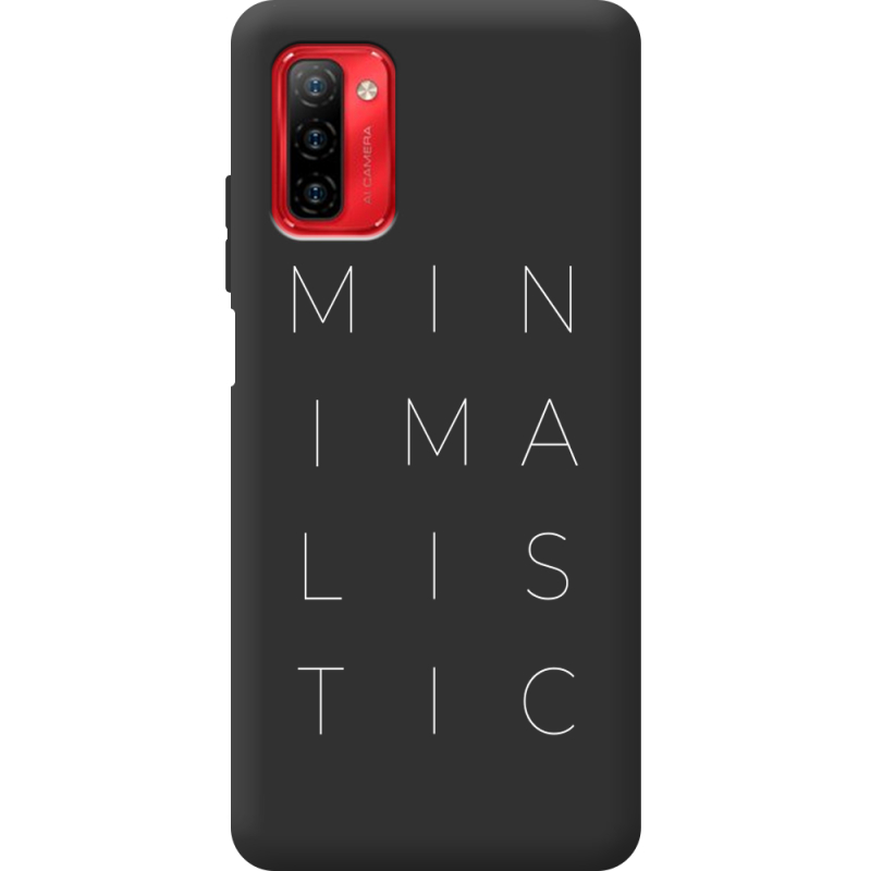 Черный чехол BoxFace Ulefone Note 12P Minimalistic