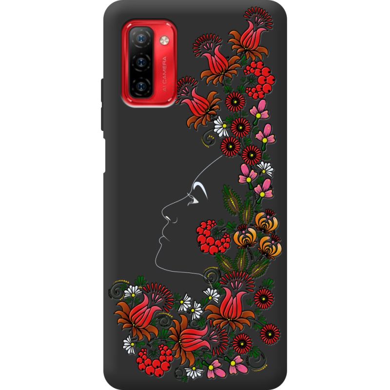 Черный чехол BoxFace Ulefone Note 12P 3D Ukrainian Muse