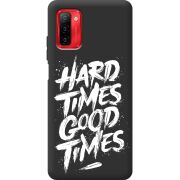 Черный чехол BoxFace Ulefone Note 12P Hard Times Good Times