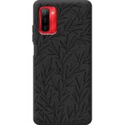 Черный чехол BoxFace Ulefone Note 12P Leaves