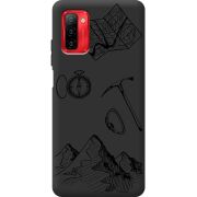 Черный чехол BoxFace Ulefone Note 12P Mountains