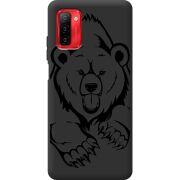 Черный чехол BoxFace Ulefone Note 12P Grizzly Bear