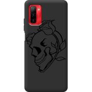 Черный чехол BoxFace Ulefone Note 12P Skull and Roses