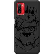 Черный чехол BoxFace Ulefone Note 12P Bear King